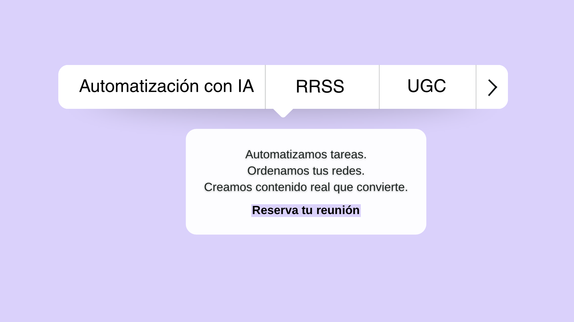 Automatización con IA, gestión de redes sociales y creación de contenido UGC para marcas